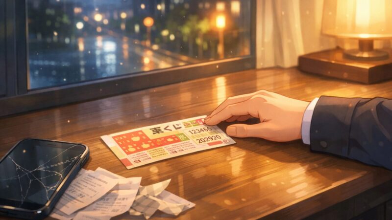 宝くじが当たる前に事故は起こる?前兆と言われる理由と体験談を整理