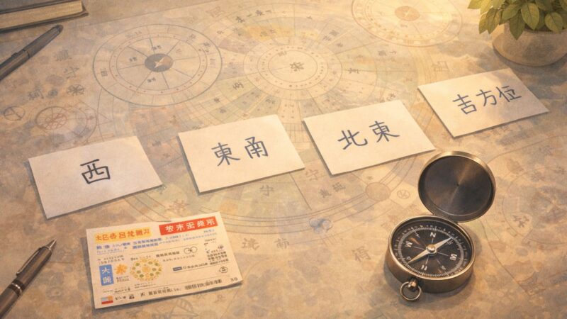 宝くじを買う方角で迷う理由｜西・東南・北東・吉方位の違い