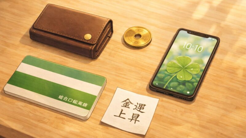 切羽詰まったときに試しやすい金運おまじない